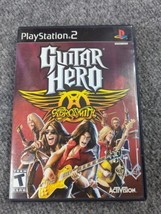 Guitar Hero: Aerosmith Sony PlayStation 2, 2008 Disc &amp; Manual Y - £10.58 GBP