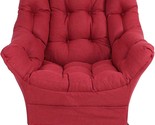 Superrella Modern Upholstered Single Armchair High Back Lazy Sofa In Red... - $207.95