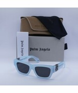 Palm Angels PERI10J MAGNOLIA 4007 Light Blue/Dark Grey 53-18-140 Sunglas... - $262.14