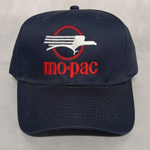 Otto Mo-Pac Snapback Cap Hat New Blue Embroidered Missouri Pacific Railroad - £19.27 GBP