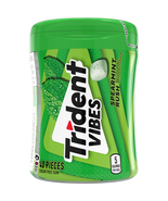 Vibes Sugar Free Gum, Spearmint Rush, Regular Size, 40 Piece Bottle - $17.61