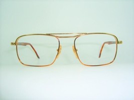 Look, luxury eyeglasses, Caravan, Gold plated, Detective&#39;s Special frame... - £234.03 GBP