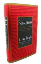 Brian Lamb BOOKNOTES :  America&#39;s Finest Authors on Reading, Writing, and the Po - $56.69