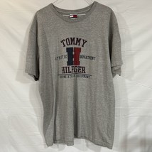 Tommy Hilfiger Logo T Shirt Mens Size Large Vintage Made in USA - £25.24 GBP