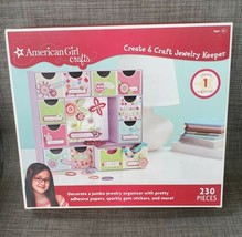 NEW American Girl Crafts Create Jumbo Jewelry Organizer Project Kit Toy ... - £23.39 GBP