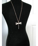 Rose Gold, Wedding, Dragon Fly, Back Drop, Necklace Bridal, Necklace, Br... - $33.90 CAD