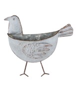 Hanging Galvanized Bird Wall Planter - £27.55 GBP