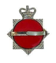 Obsolete Greater Manchester Police Cap Badge Queens Crown Shield Crest UK image 4