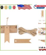 Elegant 100PCS Mini Kraft Gift Tags - Perfect for Christmas, Weddings &amp; ... - $280.49 MXN