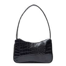 Retro Alligator Pattern Women Messenger Handbags Sac PU Leather Street Casual So - $16.14