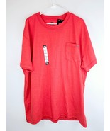Dickies Mens Short Sleeve Heavyweight Pocket T Shirt Coral Reef Heather 2XL - $16.40