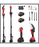4 in 1 Cordless Electric Pole Saw &amp; Mini Chainsaw &amp; Pruning Shear &amp; Bran... - $278.02 CAD