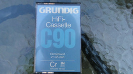 Rare Vintage GRUNDIG C-90 Cassette Chromoxid HIFI Made In Germany - $22.15