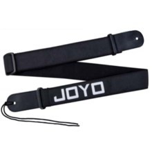 Joyo Acoustic Electric Adjustable Black Bass Guitar Strap w/ White Logo - $29.90