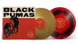 Black Pumas by Black Pumas Deluxe (Record, 2021) Gold + Black / Red Viny... - $34.64