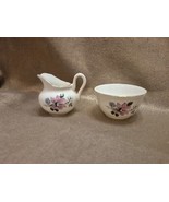 VTG Grosvenor Bone China Floral Creamer &amp; Sugar Made England Jackson &amp; G... - $22.20