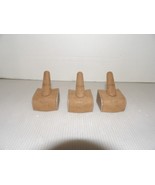 3 ArtCarved Single Ring Holder Displays - $11.95