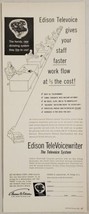 1951 Print Ad Edison TeleVoicewriter Televoice System Office Use W. Orange,NJ - £13.19 GBP