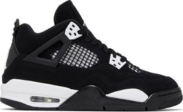 Air Jordan 4 Retro GS White Thunder Black Shoes FQ8213-001 Youth Size 7Y - £199.90 GBP