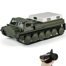 Remote Control Crawler Car Rc Military Transport Truck, 1/16 Scale 2.4Gh... - £65.52 GBP