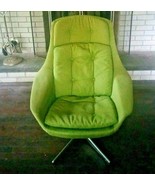 Vintage Original Danish Mid-Century H. W. Klein Bramin Swivel Lounge Chair - $9,500.00