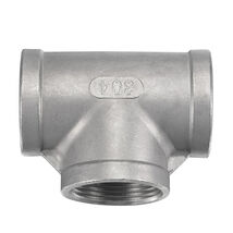 2 Pcs, 11/4" 150 Female NPT Tee Cast 304 Stainless Steel Pipe Fitting - $48.39