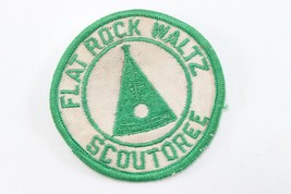 Vintage Flat Rock Waltz Scoutoree Green White Boy Scout of America Camp ... - $10.52