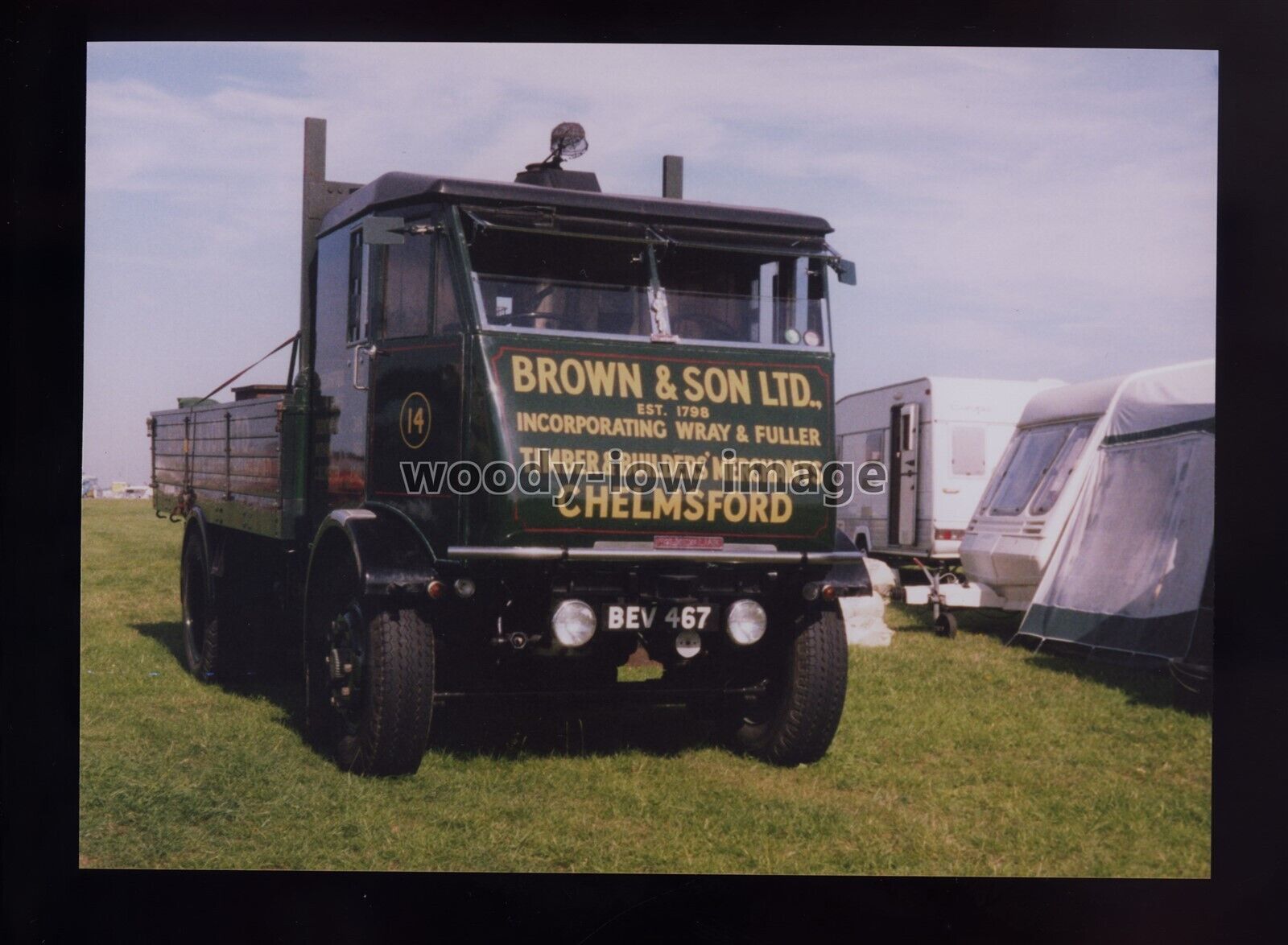 tz0271 - Sentinel Steam Wagon/Lorry 9075/Reg.BEV 467, Brown &amp; Son Ltd. p... - $1.26