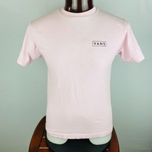 Vans Skateboards Skateboarding Light Pink Men&#39;s Short Sleeve T-Shirt Med... - $17.59