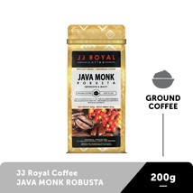 JJ Royal Java Monk Robusta Coffee (Ground), 200 Gram - £30.71 GBP
