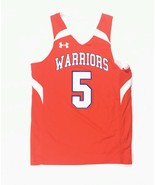 New Under Armour Warriors Reversible Basketball Jersey #5 Youth M White ... - $8.40