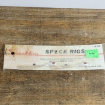 NOS Vtg Speckline Speck Rigs 1/8oz Twin Jig Silver White Fishing Lure - £5.67 GBP