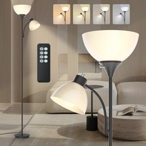 Led Floor Lamp, Super Bright 11W+7W 2100Lm Torchiere Floor Lamps For Living Room - £73.53 GBP