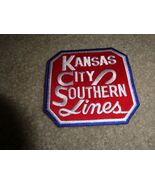 Vintage Kansas City Southern Lines Railroad Uniform Jacket Patch 4" Wide - $17.82