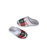 Buc-ee&#39;s Limited Edition Christmas Plaid Slippers embroidered patch Unis... - $34.38 CAD