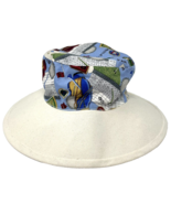 NWOT Sport Buddy Golf Bucket Hat White and Blue 8&quot; Diameter - $342.88 MXN