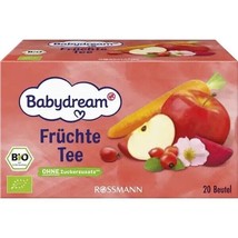 Babydream Fruit Tea Baby Tea Made In Germany- 20 Tea Bags -ORGANIC-FREE Ship - £7.87 GBP