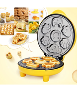 Cartoon Mini Waffle Maker- Makes 7 Fun, Different Shaped Waffles - $52.22