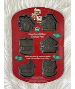WILTON Gingerbread House Village Cookie Pan Christmas Baking - $14.95