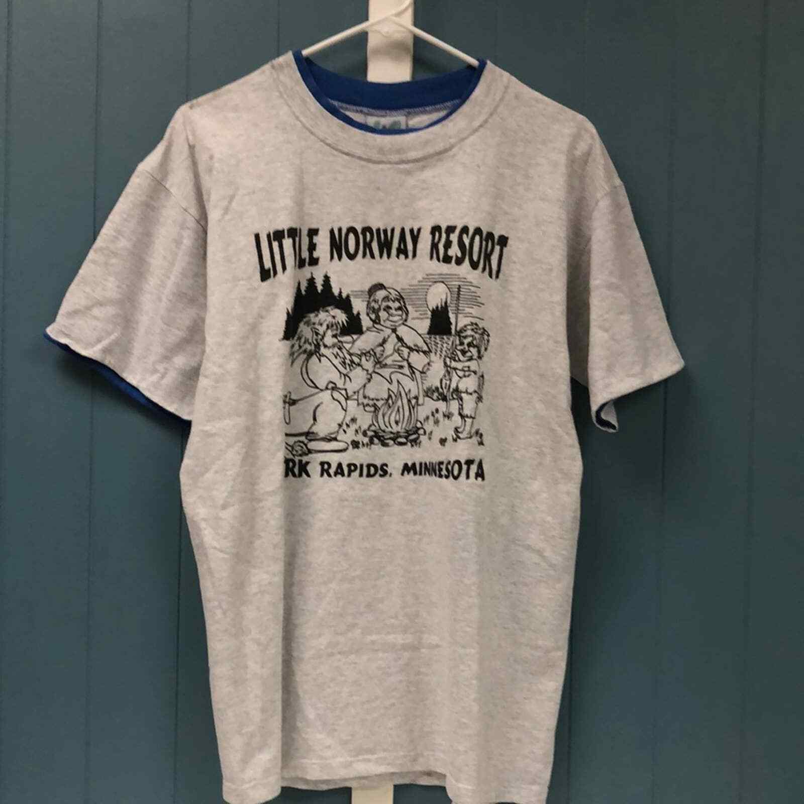 Primary image for Vintage LA Loving Little Norway Resort Park Rapids MN Minnesota graphic Tshirt L
