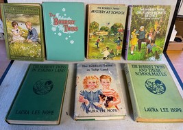 Vintage group of 7 Bobbsey Twins  books from  20&#39;s 30&#39;s 40&#39;s 50&#39;s 60&#39;sand 70&#39;s L - £39.92 GBP