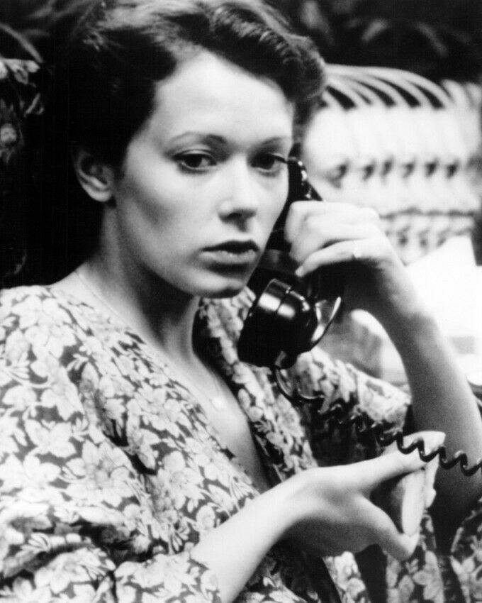 Kristel Emmanuelle on phone eating 24X36 Poster - $29.00