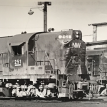 Norfolk &amp; Western Railway Railroad NW N&amp;W #251 RSD-12 Alco Locomotive Photo - £7.46 GBP