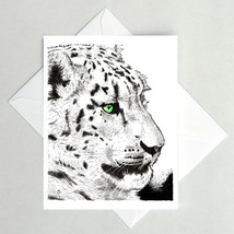 Snow Leopard Note Cards - $4.00+