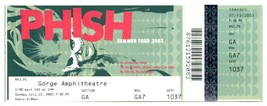 Phish Untorn Concierto Ticket Stub Julio 13 2003 Cañón Amph. George, - £41.74 GBP