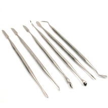 6 Wax Clay Polymer Sculpting Carvers Forming Shaping Tools Dental Instruments - £6.46 GBP