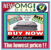 ✅??Threshold Designer Comforter Bedding Plush Blanket???Buy Now??️ - £39.40 GBP