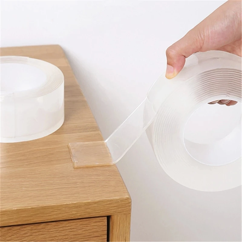 House Home 1M/2M//5M Double-sided Nano Tape Double Sided Tape Transparent NoTrac - £19.57 GBP