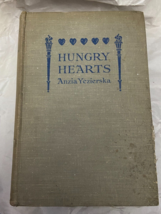 1920 Hungry Hearts By Anzia Yezierska *Antique Book* Bkshlf - $19.99
