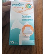 Evenflo Balance Pump Adapter To Wide Neck Bottle 2 Count Compter Ships N... - $34.53